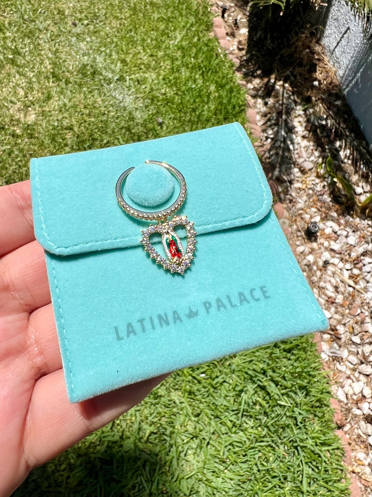 Virgencita Charm Ring