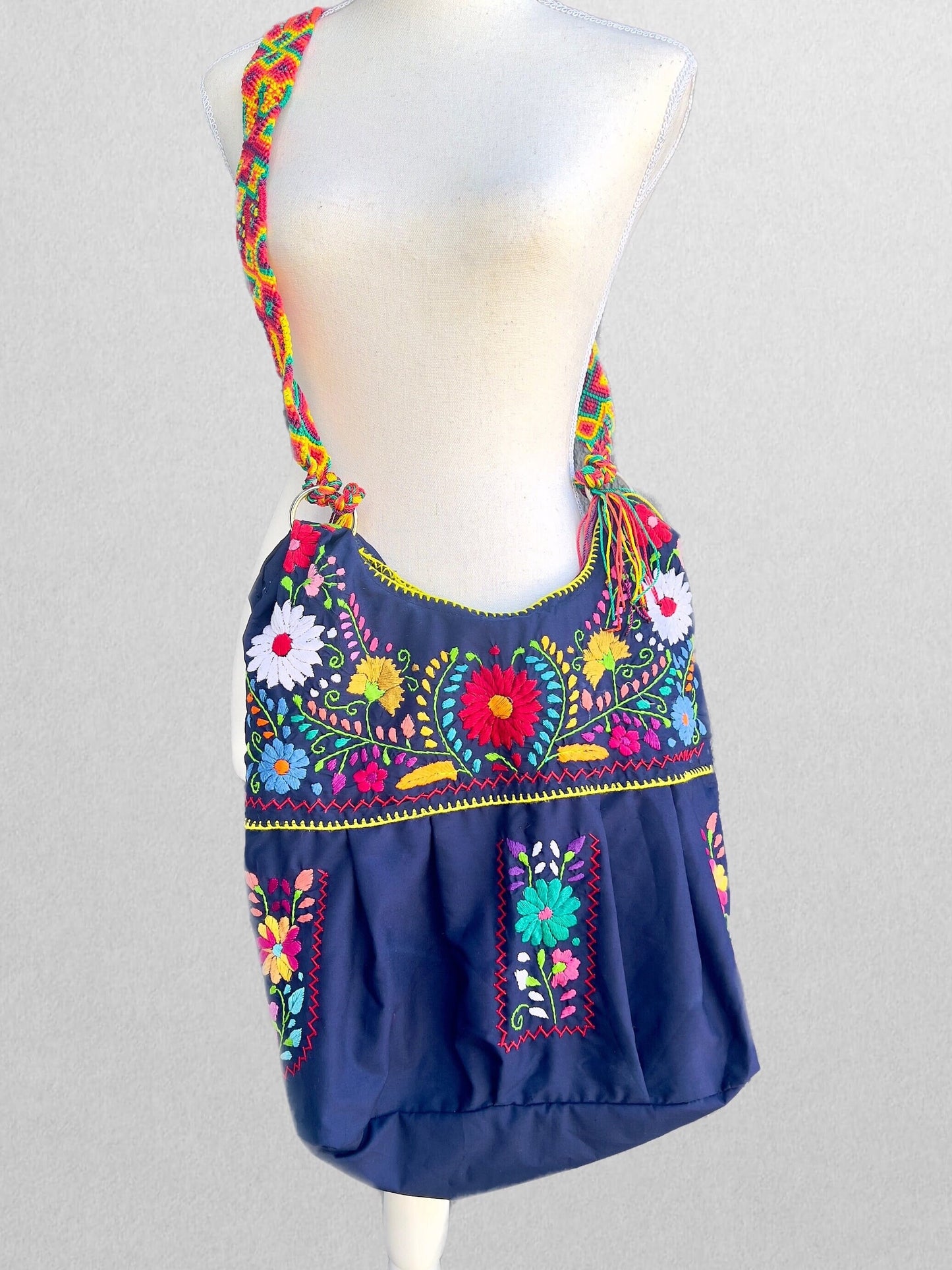 Embroidered Morral Purse