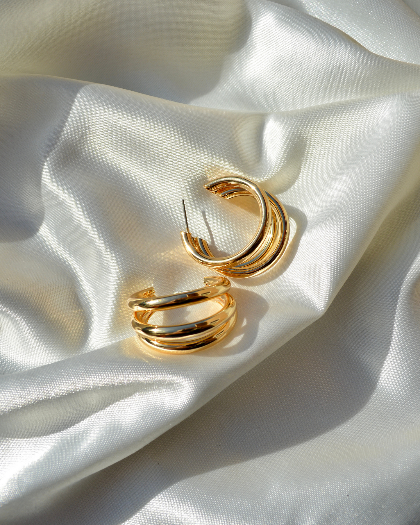 Triple Hoop Earrings - Latina Palace