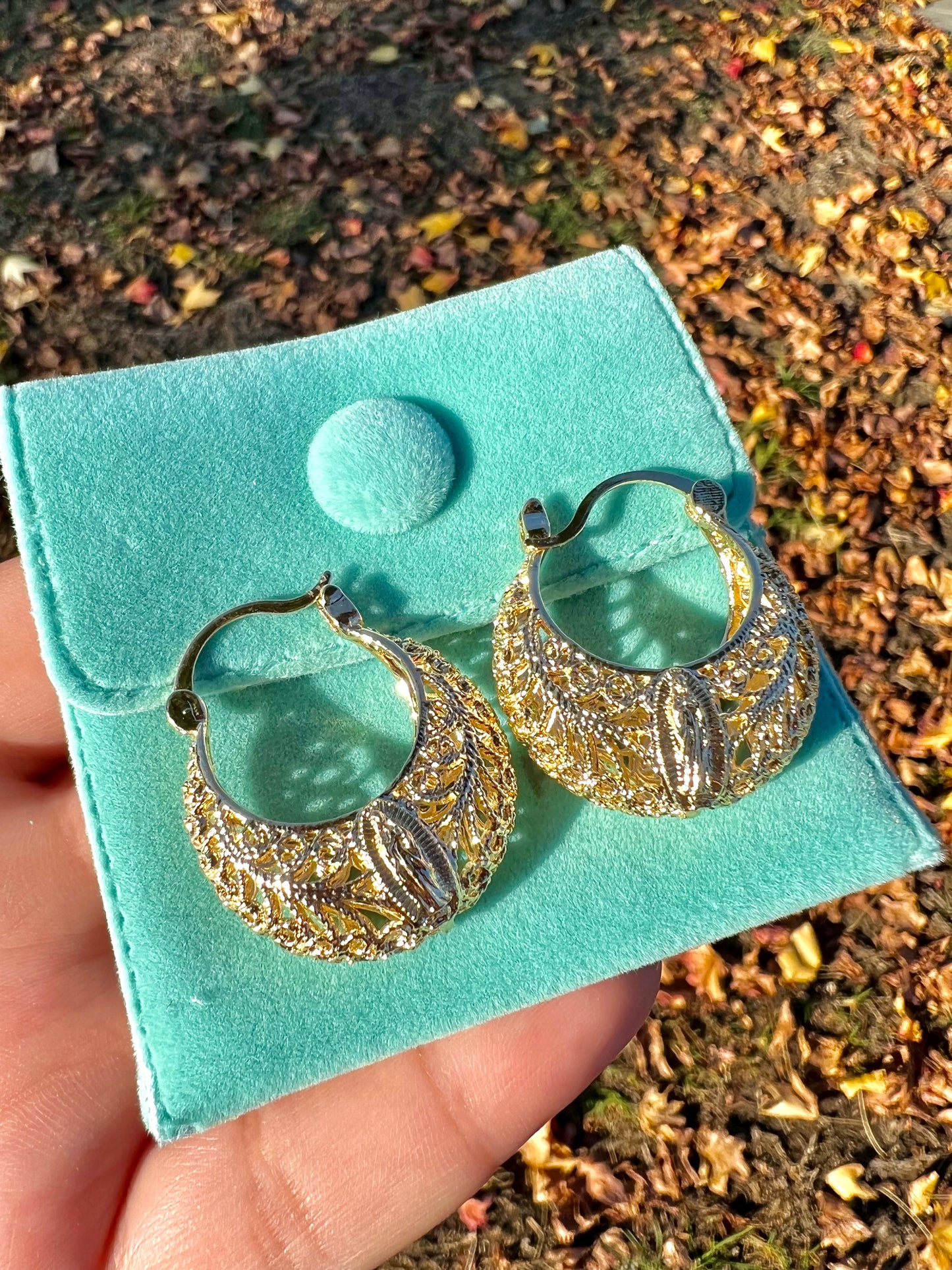 Virgencita Dorada Hoops