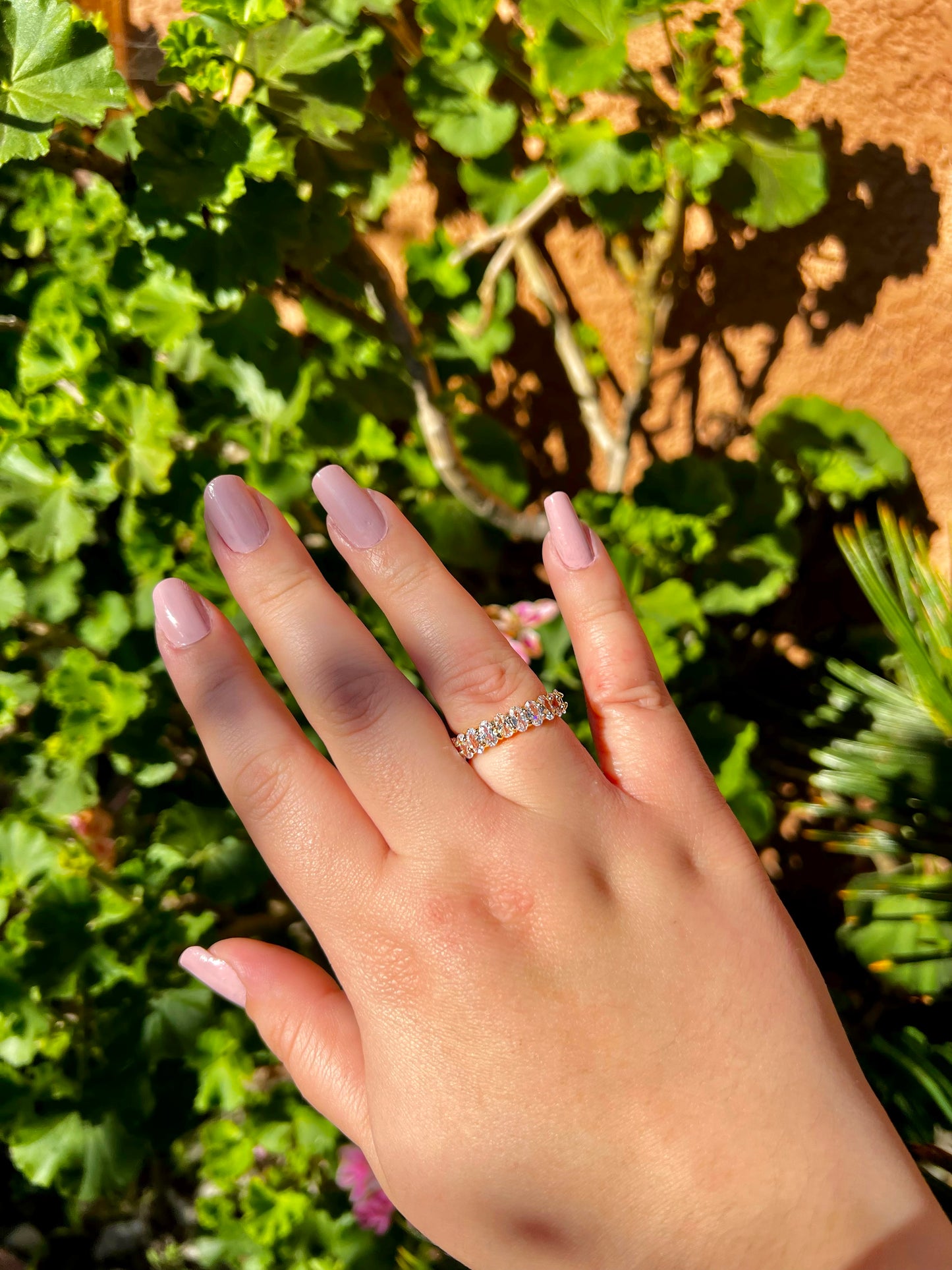 Oval CZ Ring