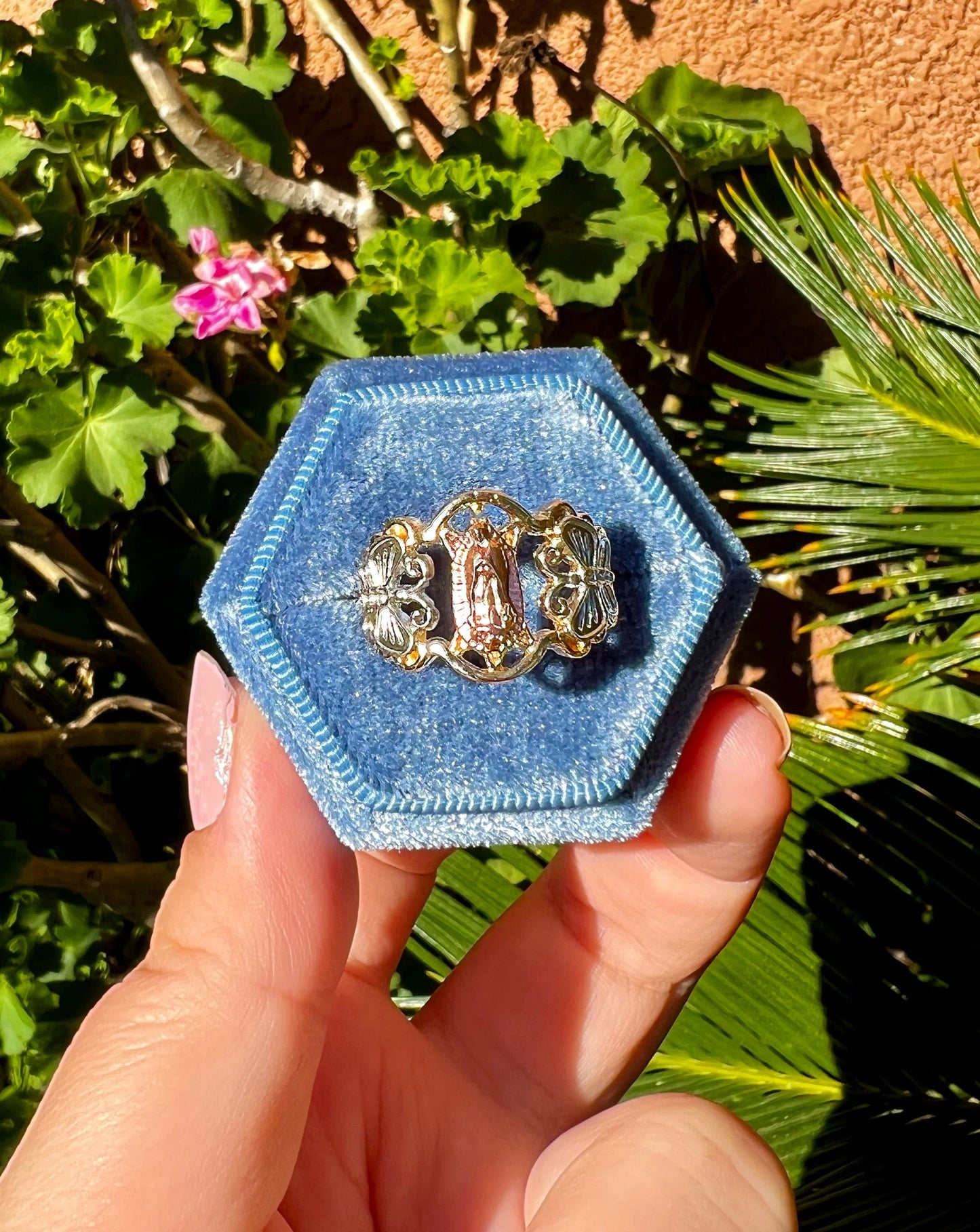 Virgencita Butterfly Ring