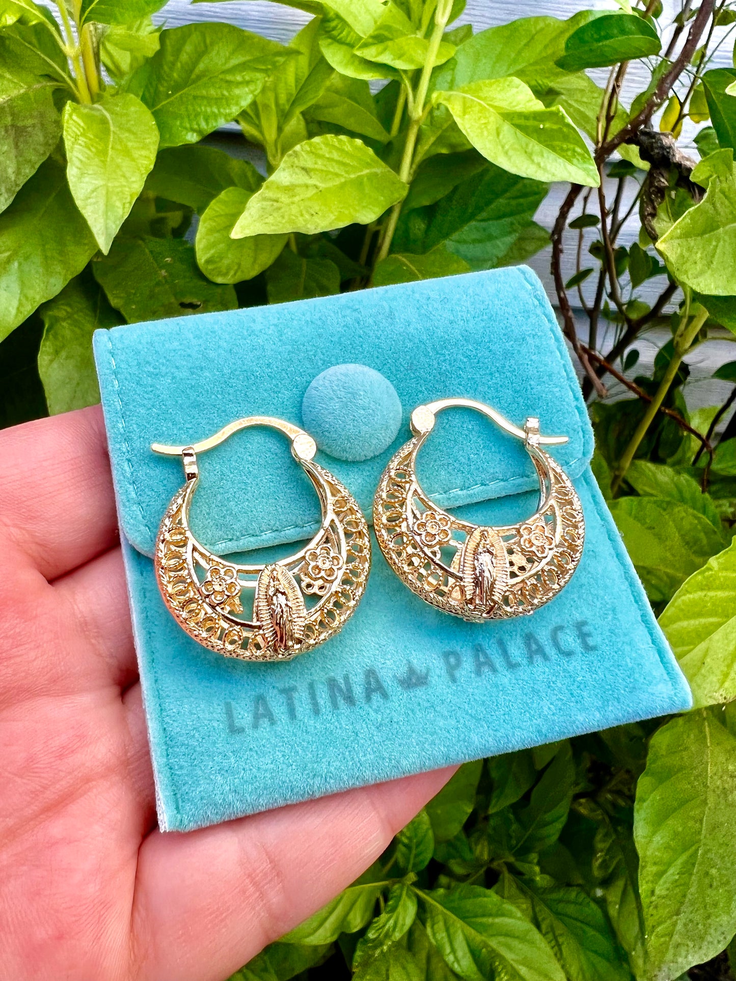 Dos Flor Virgencita Earrings