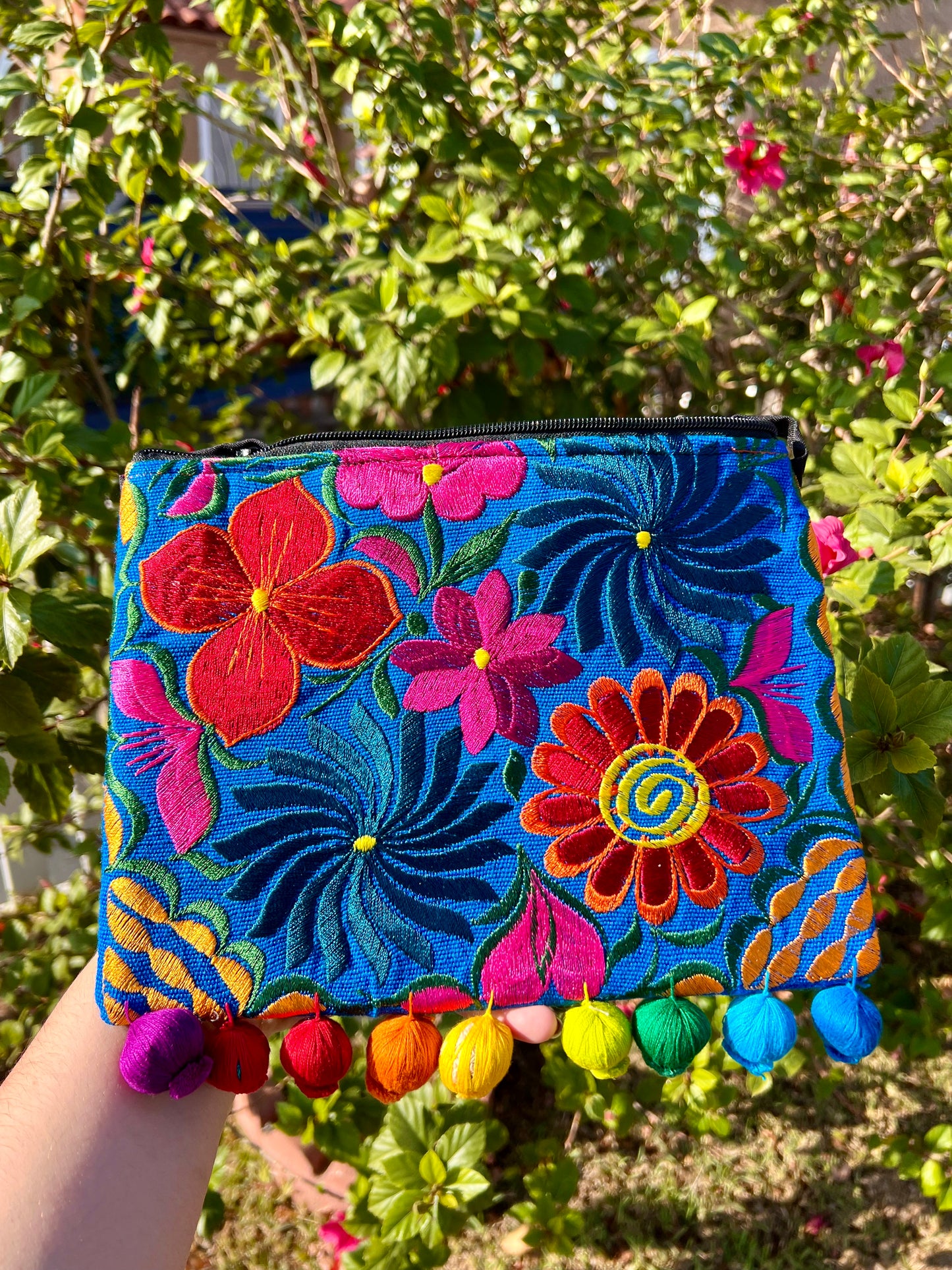 Embroidered Bolsita Tassel