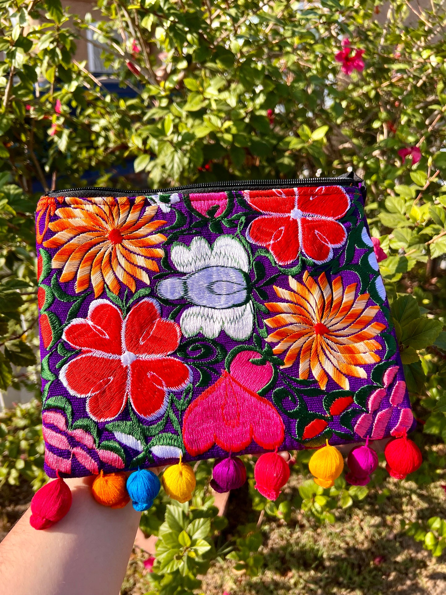 Embroidered Bolsita Tassel