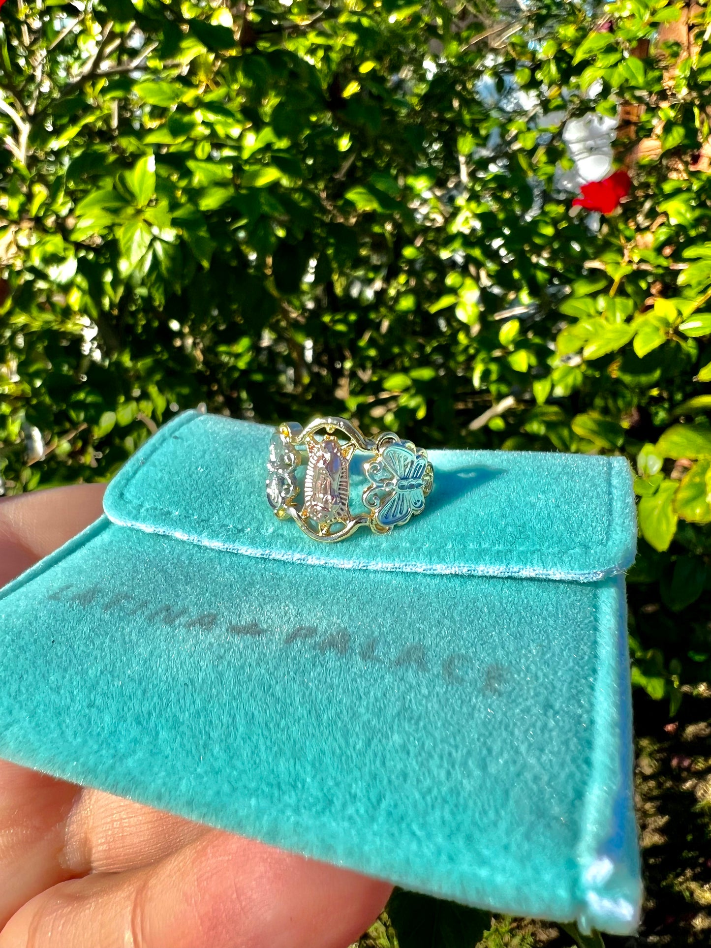 Virgencita Butterfly Ring