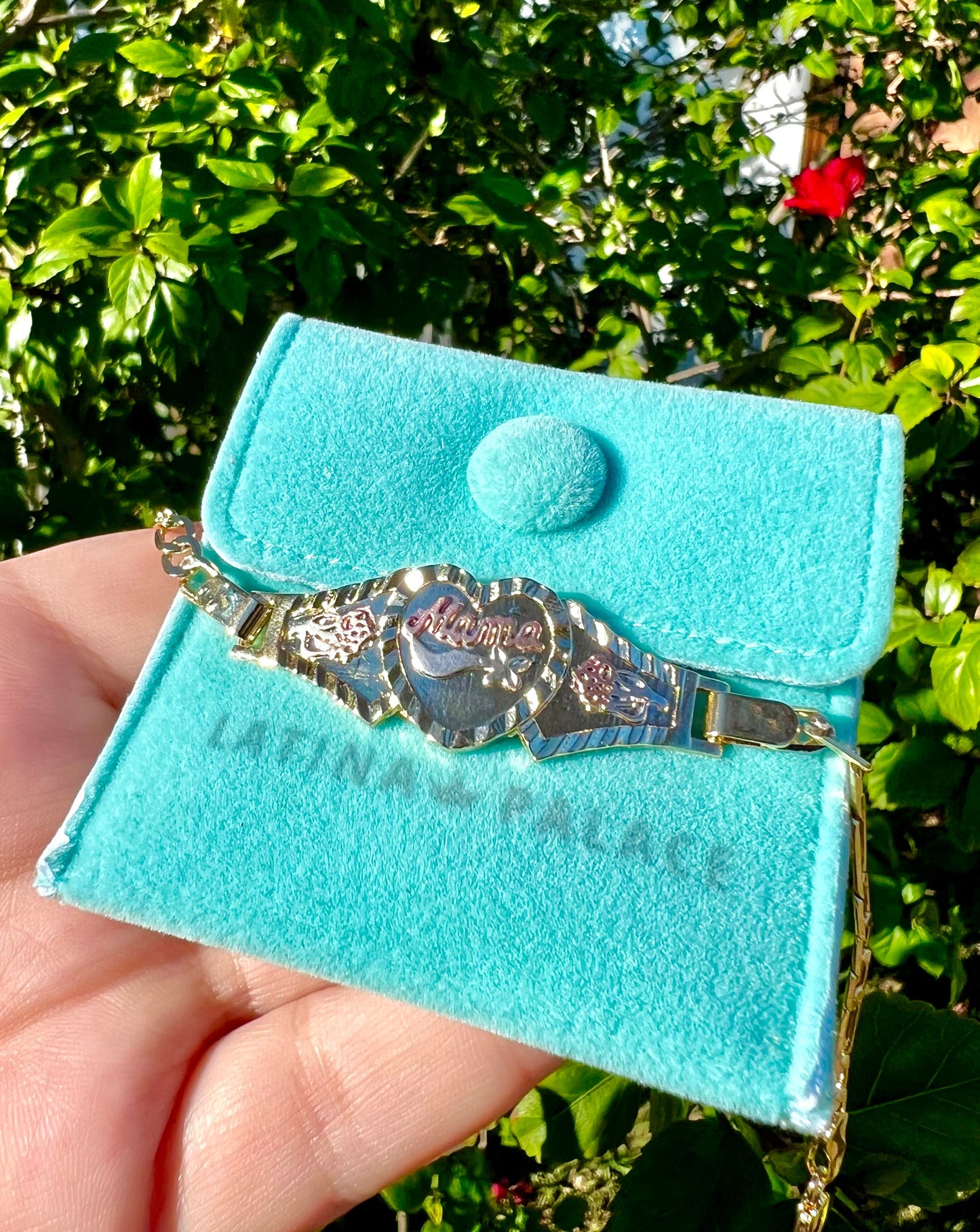 Gold "MAMA" Bracelet