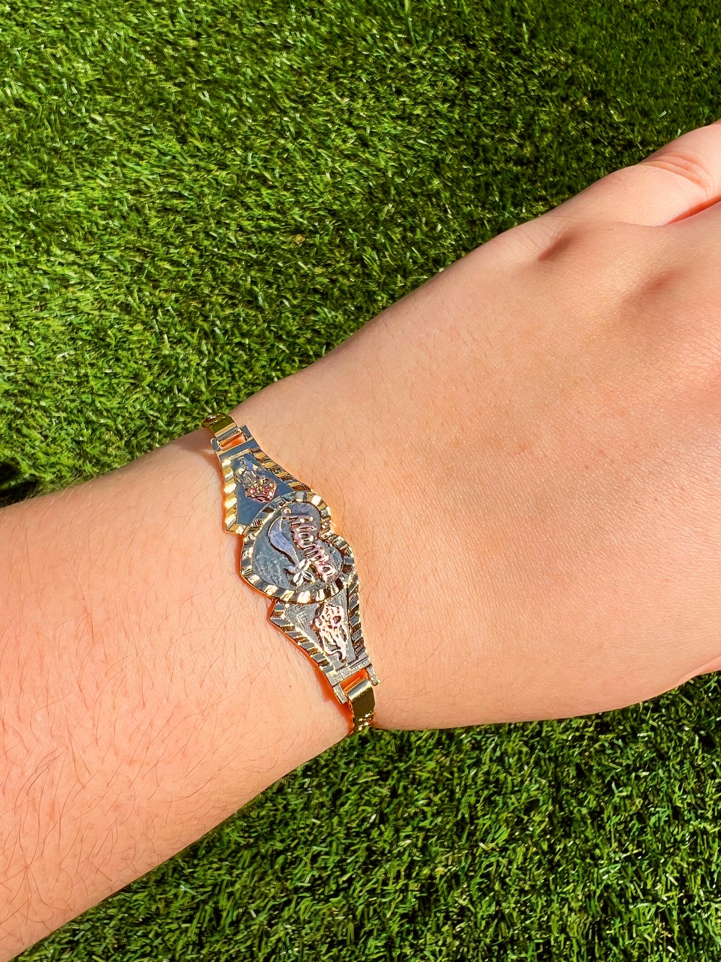 Gold "MAMA" Bracelet