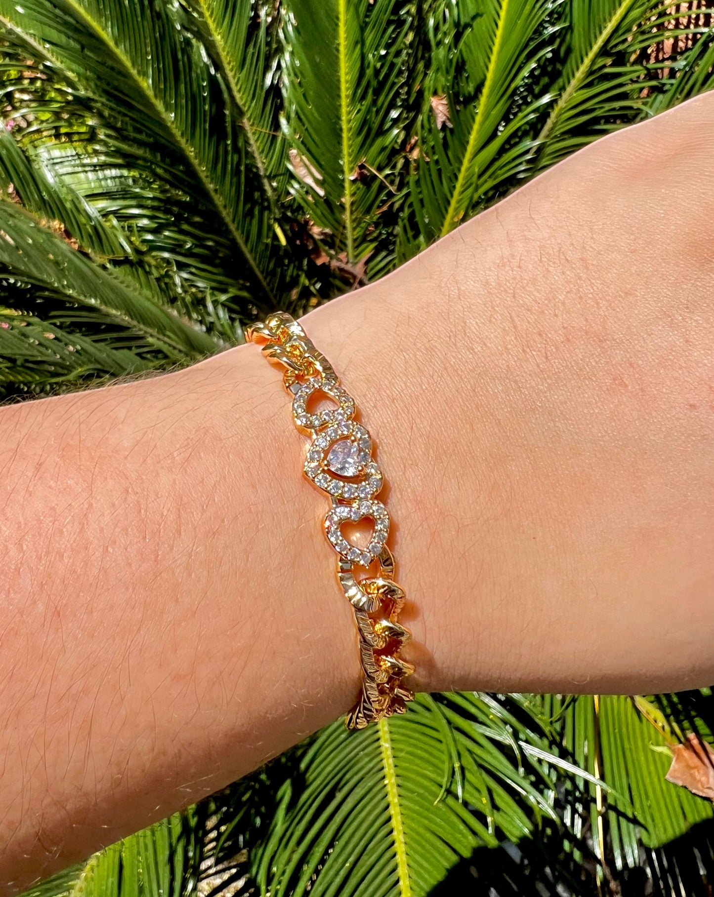 Diamond Heart Bracelet