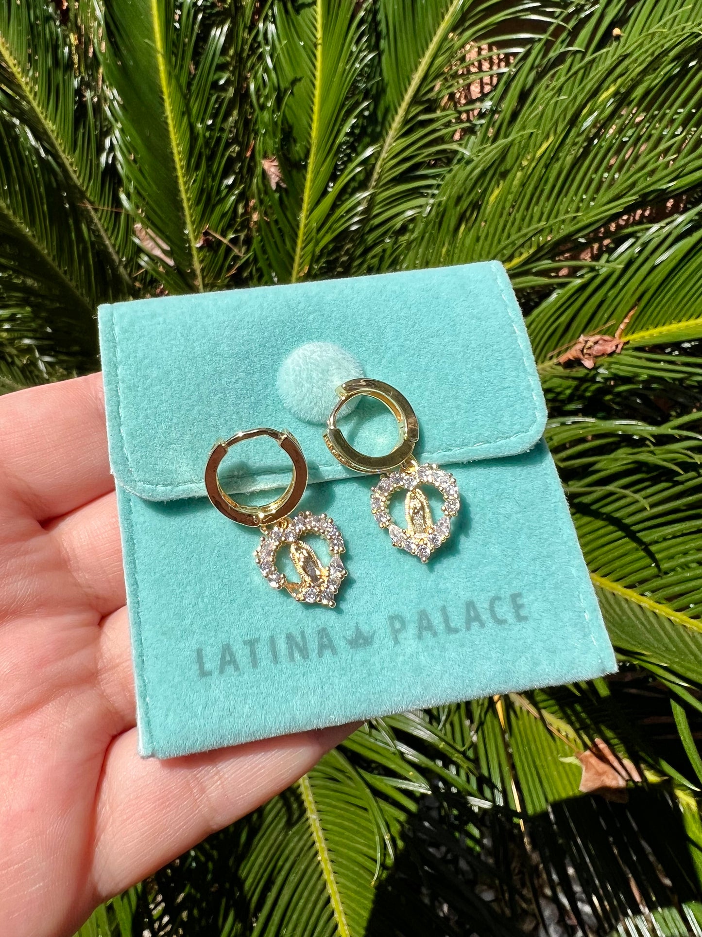 Virgencita Corazoncito Earrings