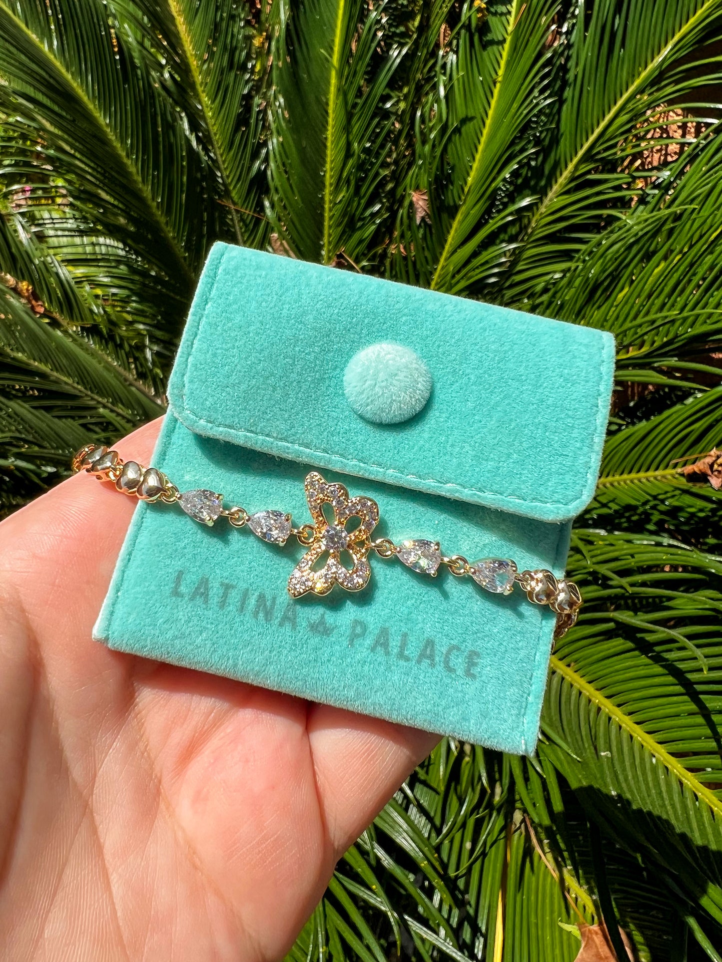 Diamond Butterfly Bracelet