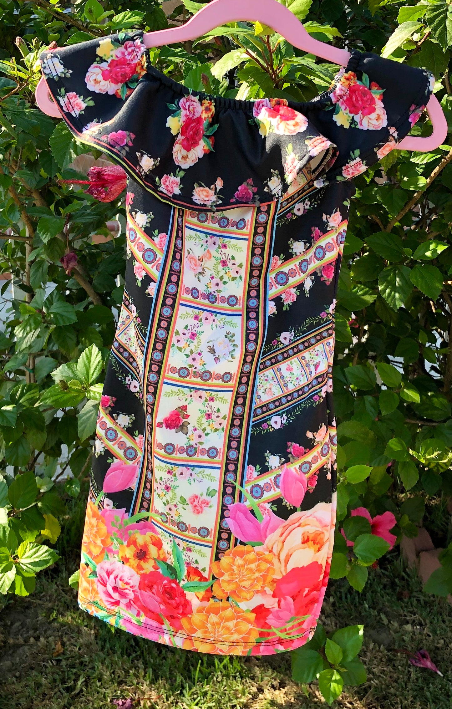 (4) Girls Black Dress - Latina Palace