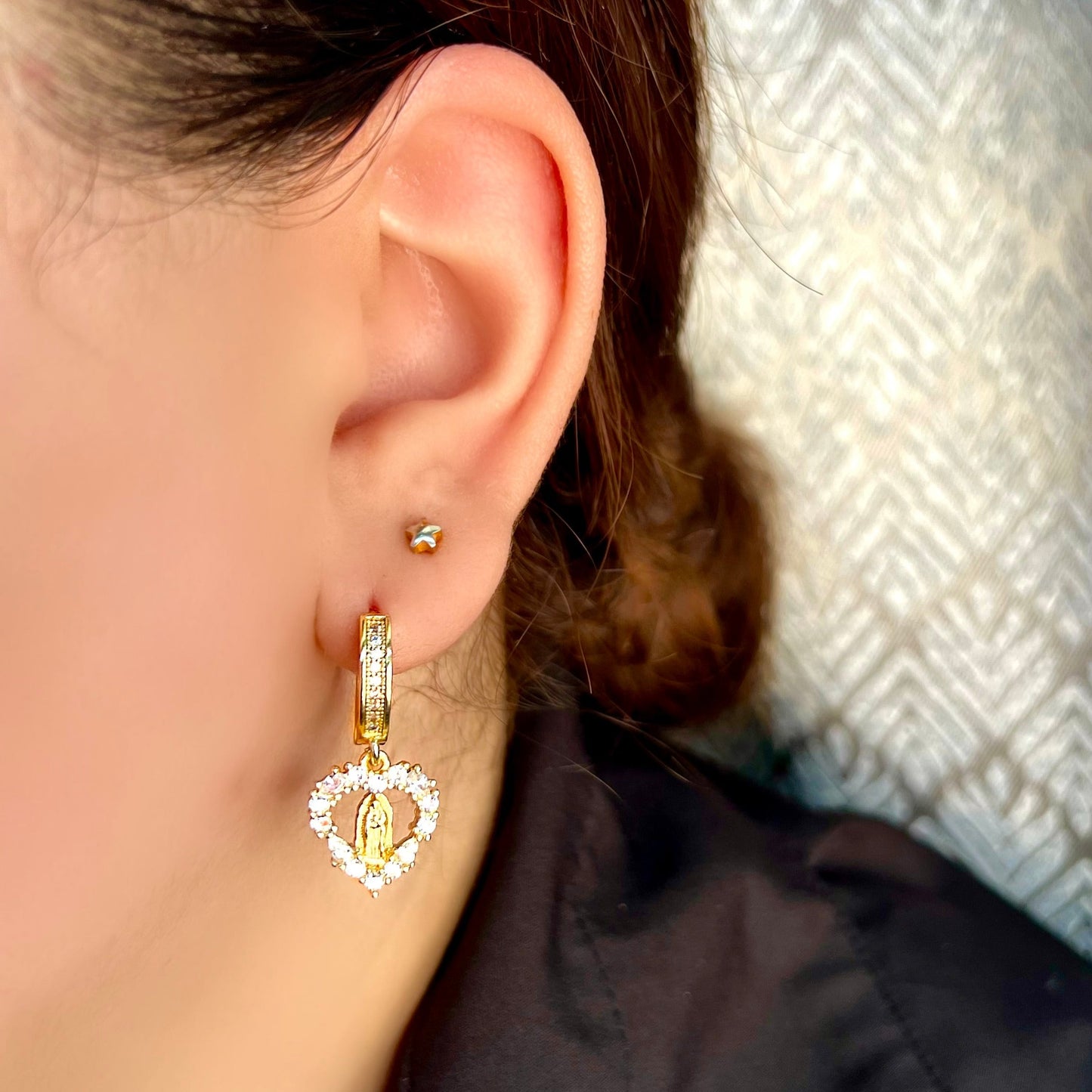 Colorful Virgencita Earrings