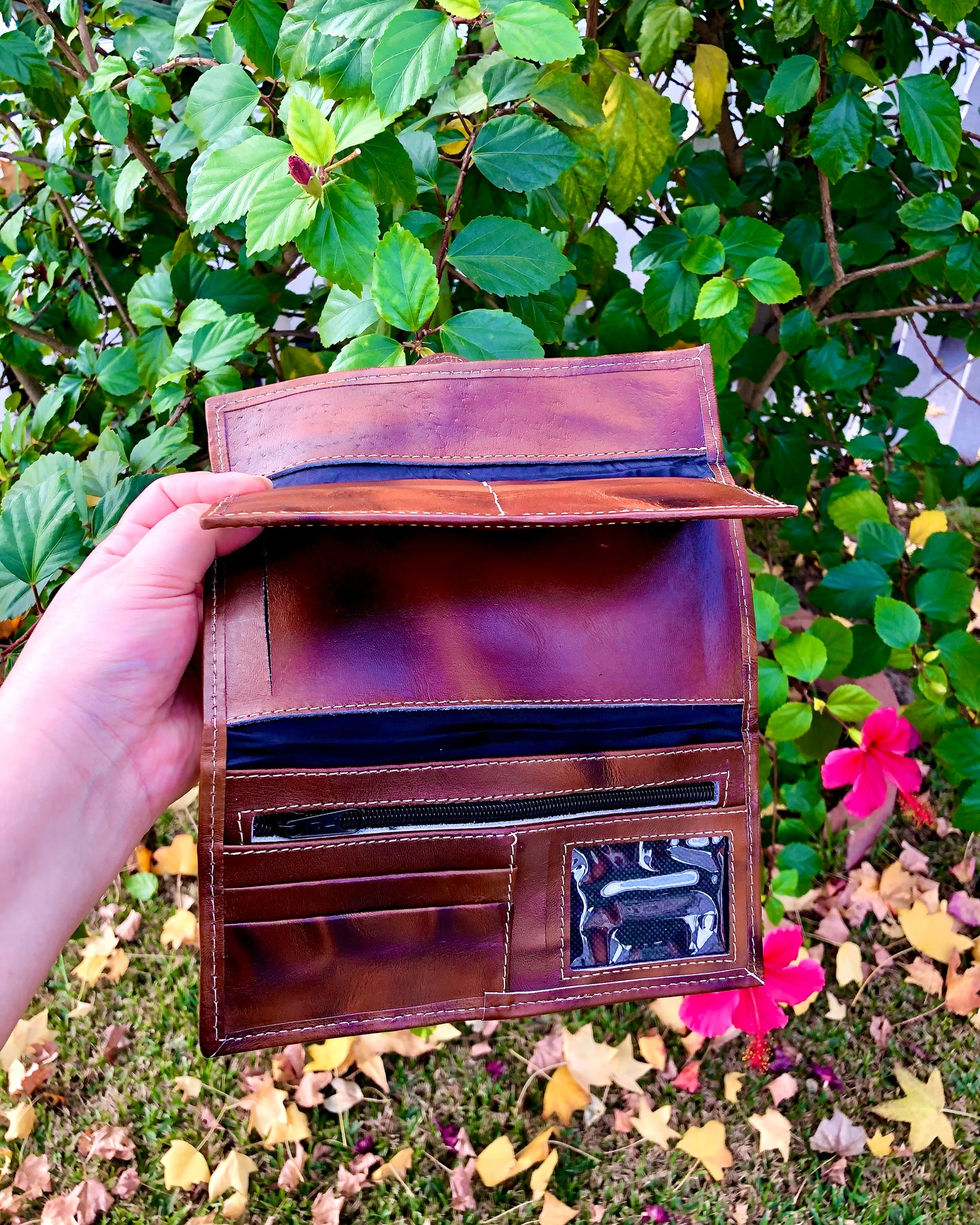 Pink Embroidered Wallet - Latina Palace