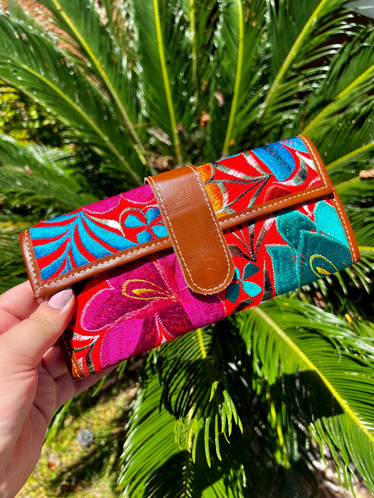 Colorful Embroidered Wallets (MULTIPLE OPTIONS)