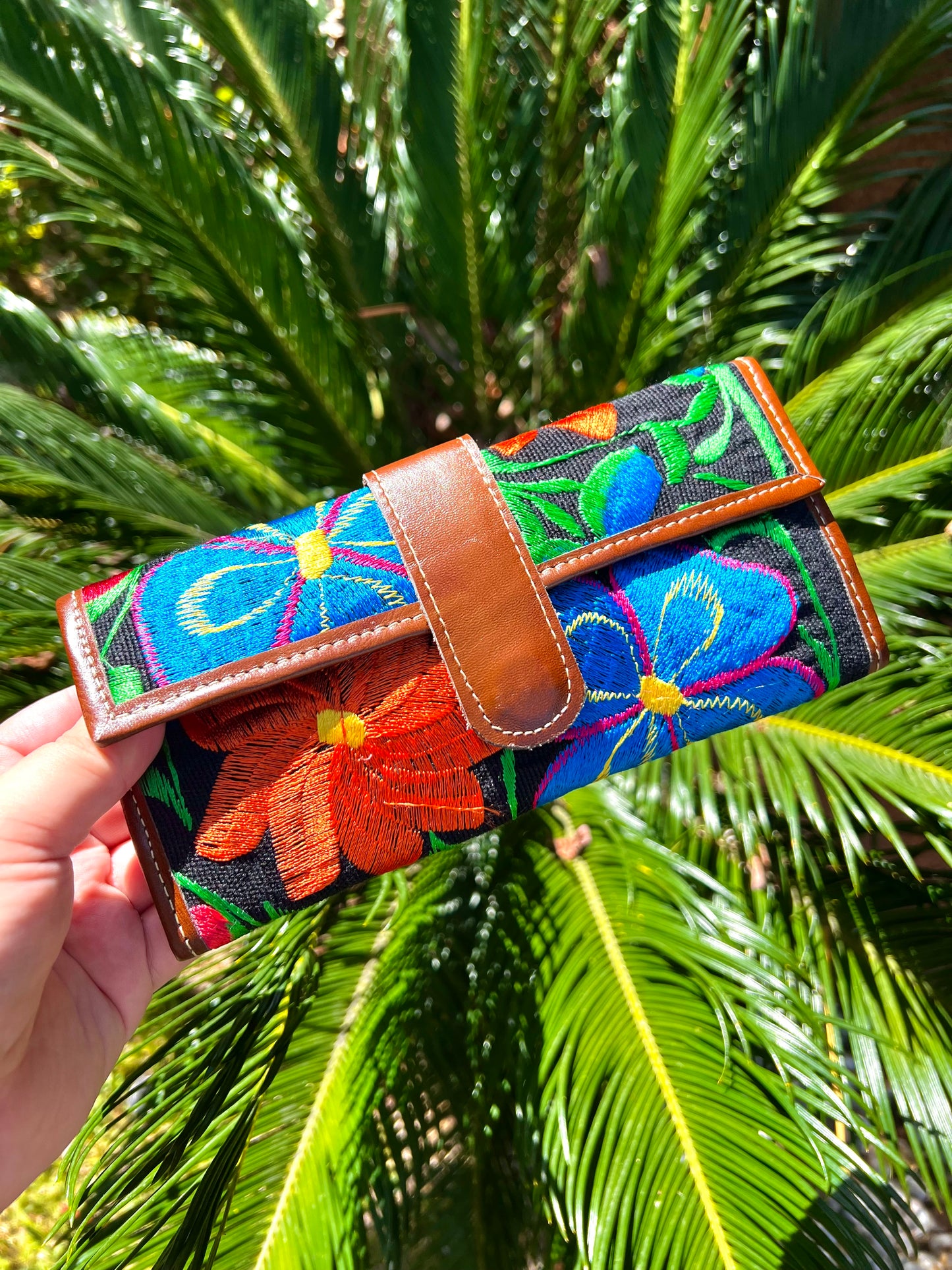 Colorful Embroidered Wallets (MULTIPLE OPTIONS)