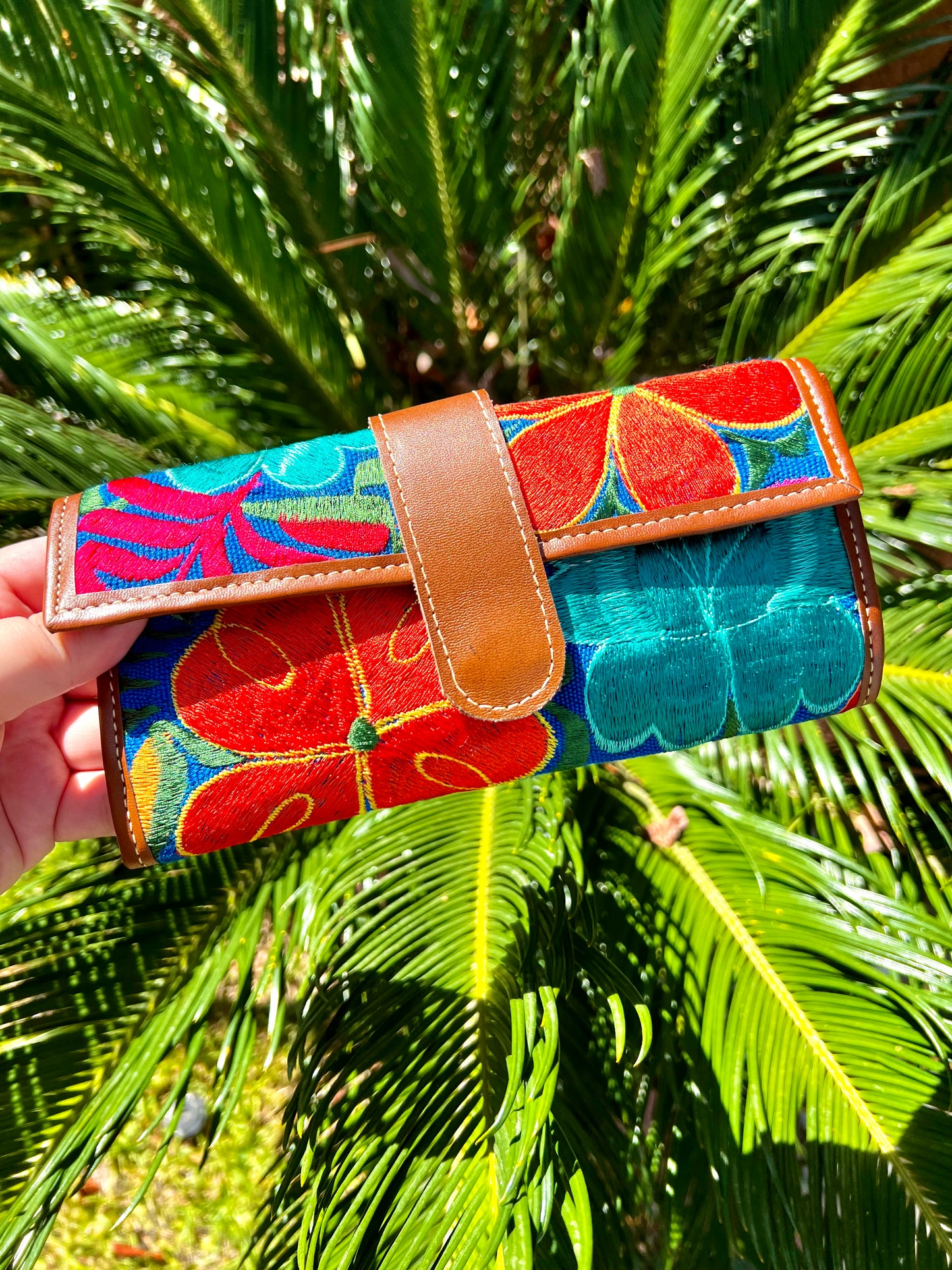 Colorful Embroidered Wallets (MULTIPLE OPTIONS)