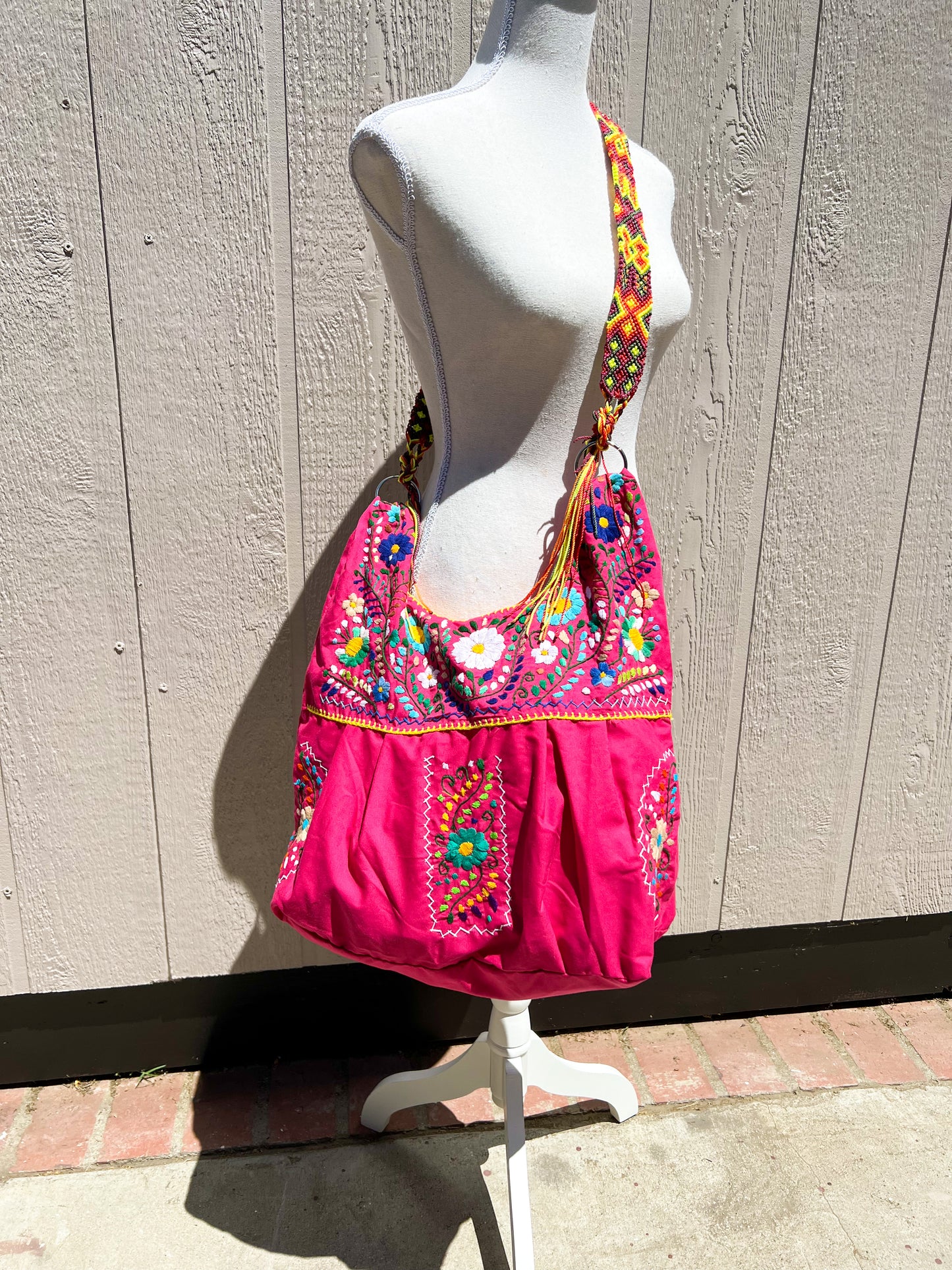 Embroidered Morral Purse