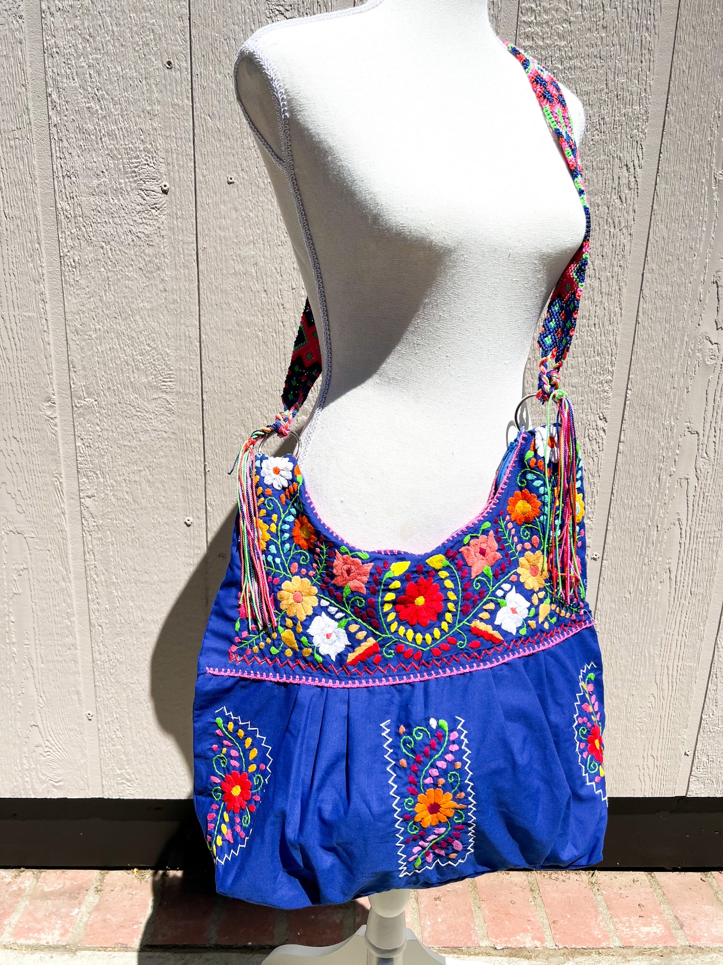 Embroidered Morral Purse
