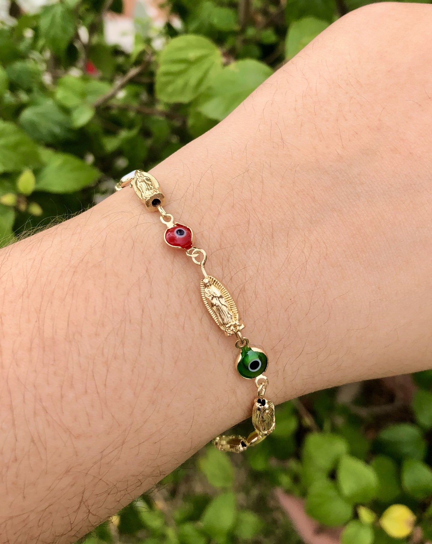 Virgin Mary Ojo Bracelet - Latina Palace