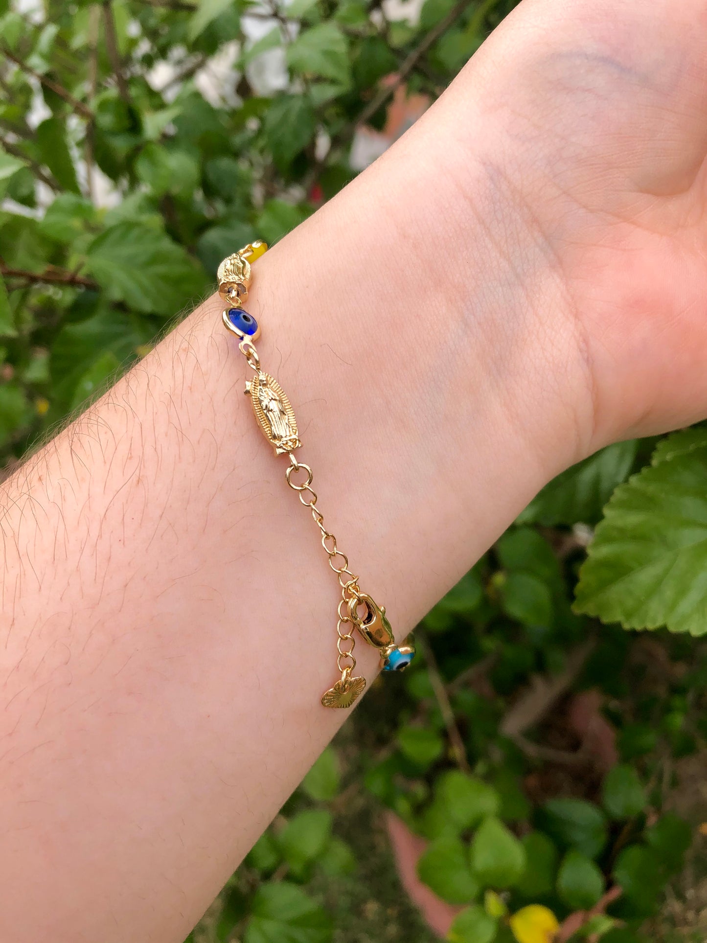 Virgin Mary Ojo Bracelet - Latina Palace