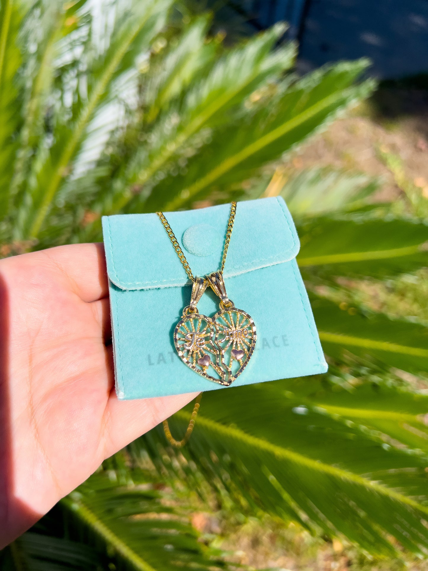 Te Amo "Lineas" Necklace