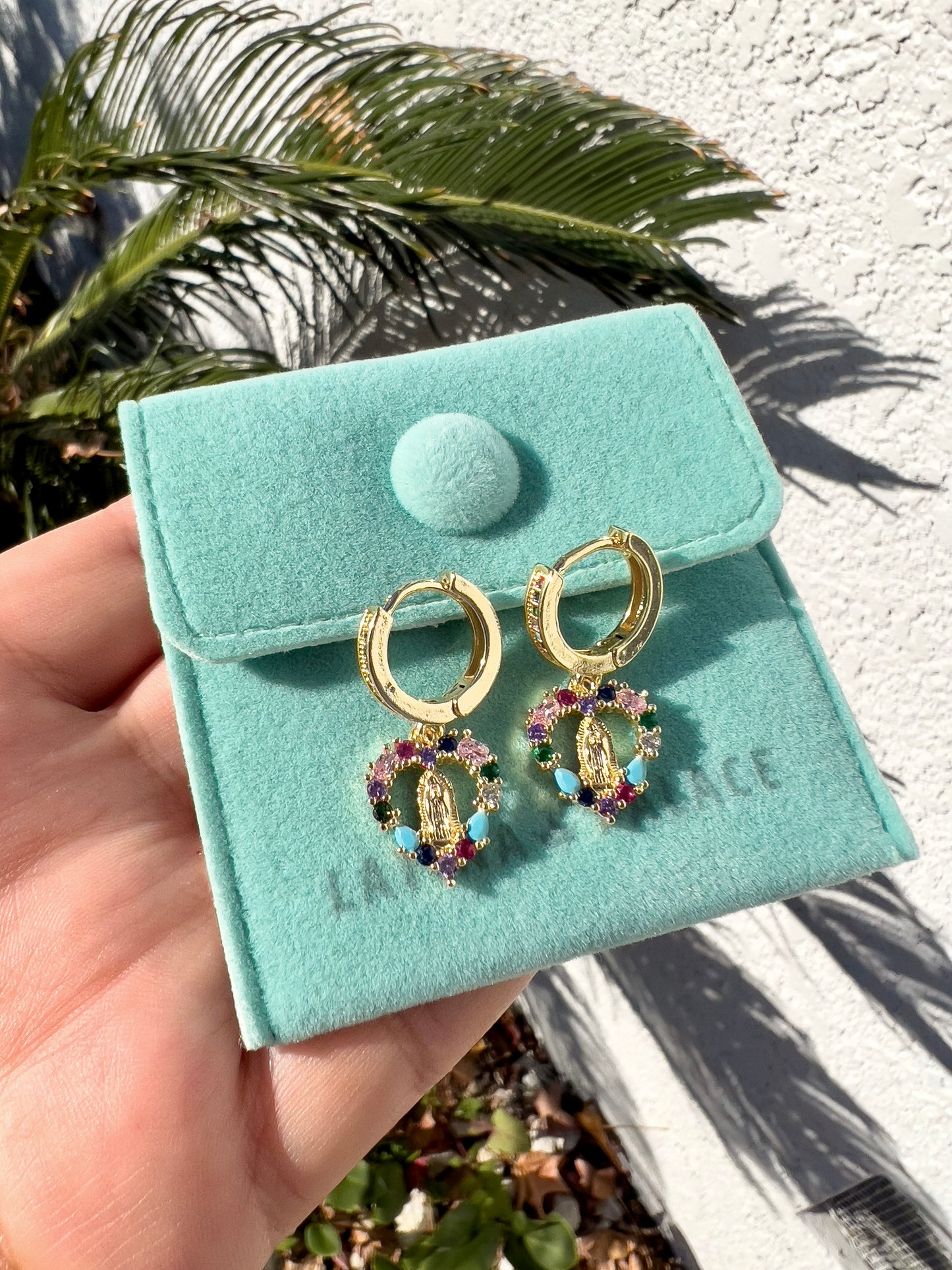 Colorful Virgencita Earrings