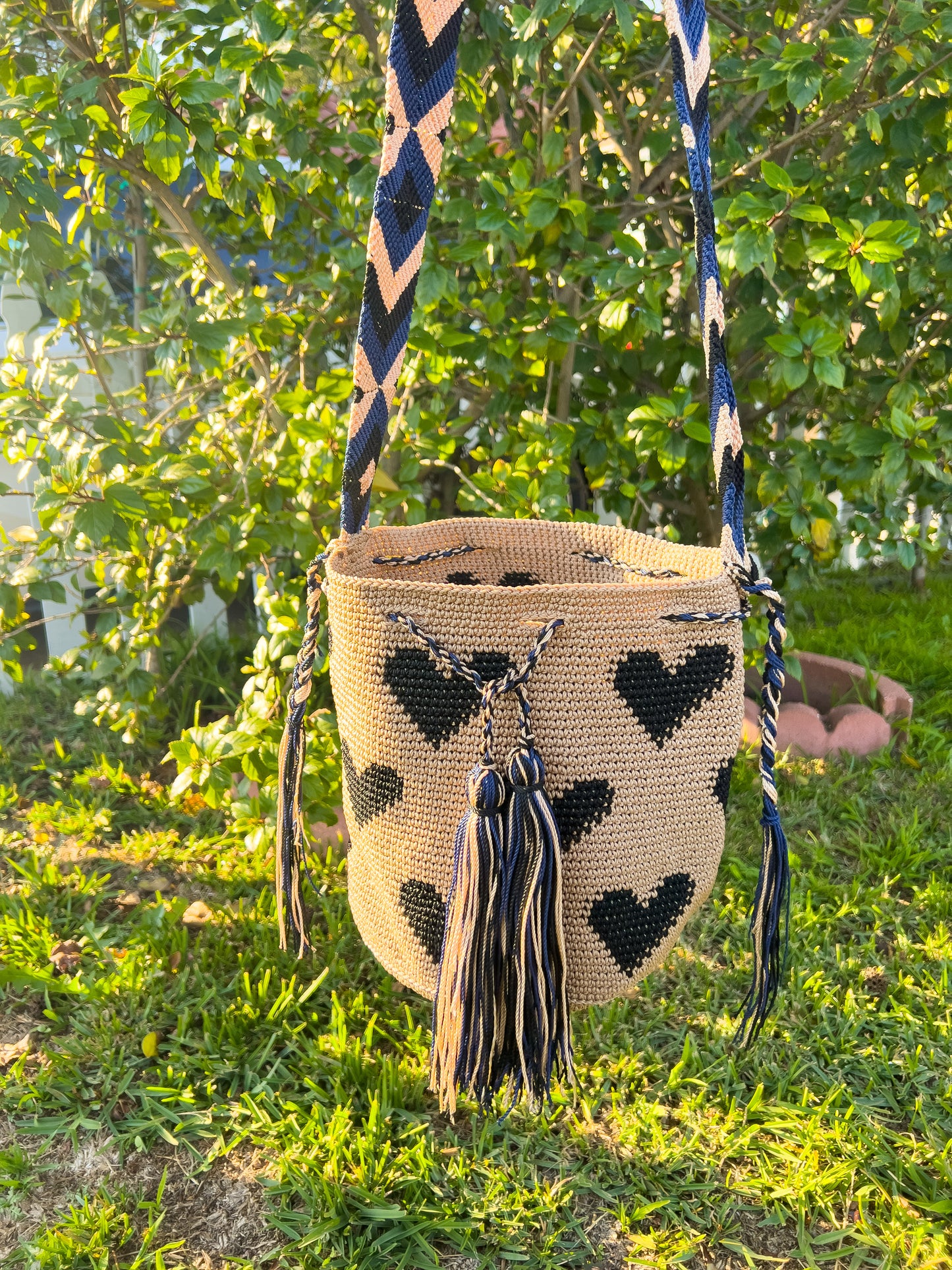 Hearts Morral Purse (MULTIPLE COLORS)