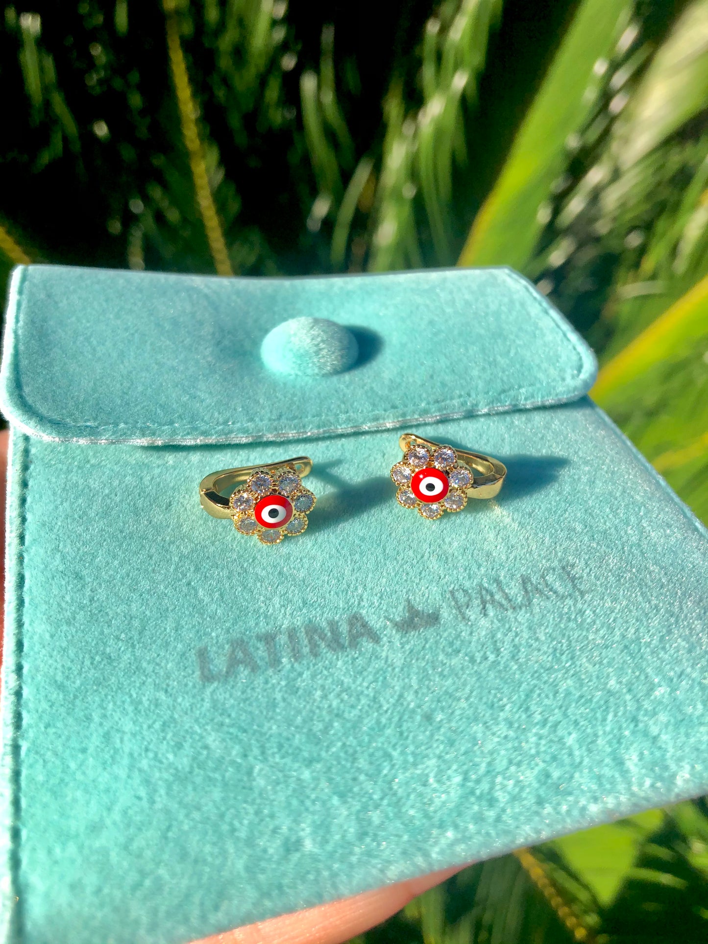 Red Ojo Earrings