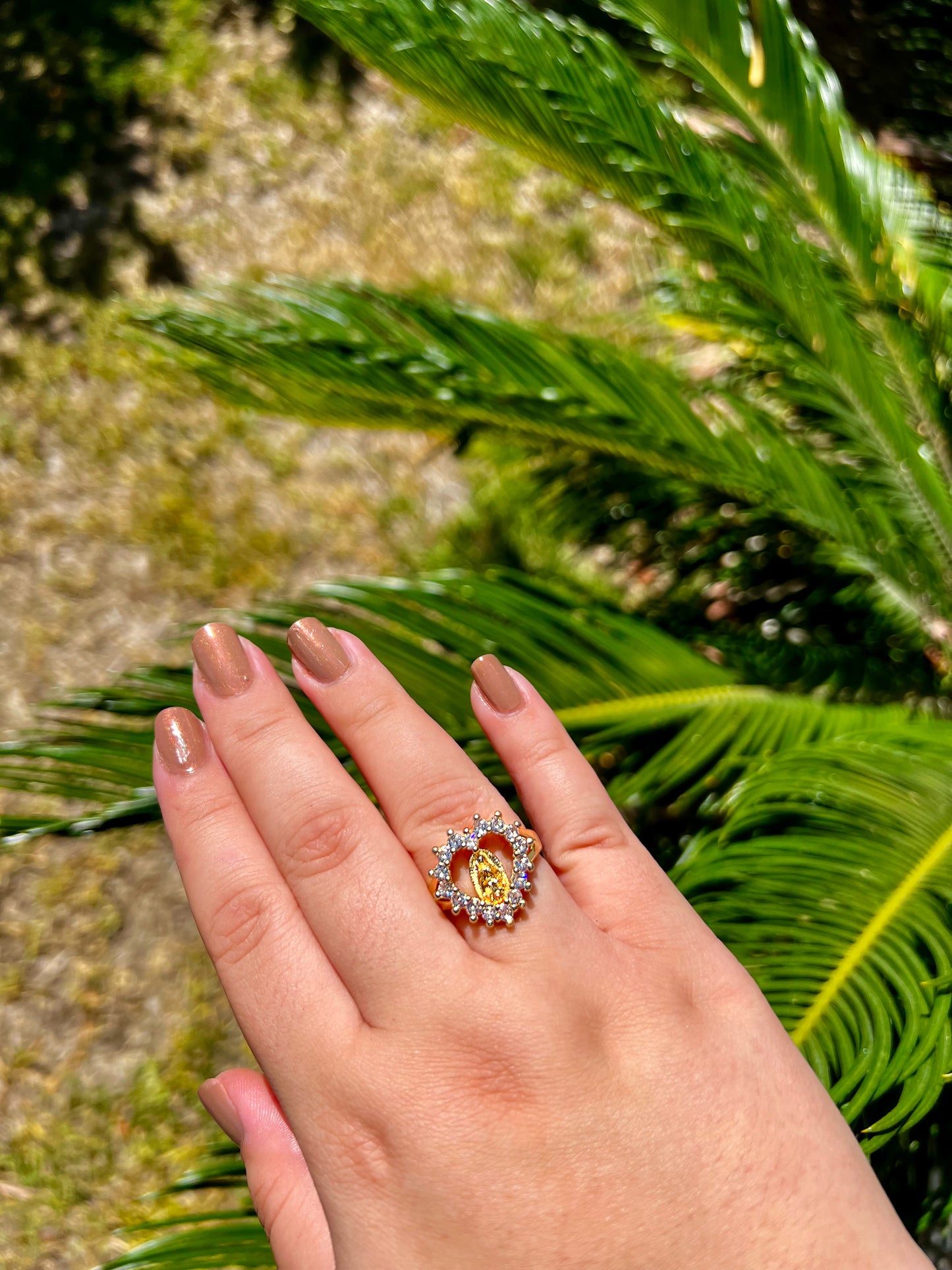 Virgencita Corazon Ring