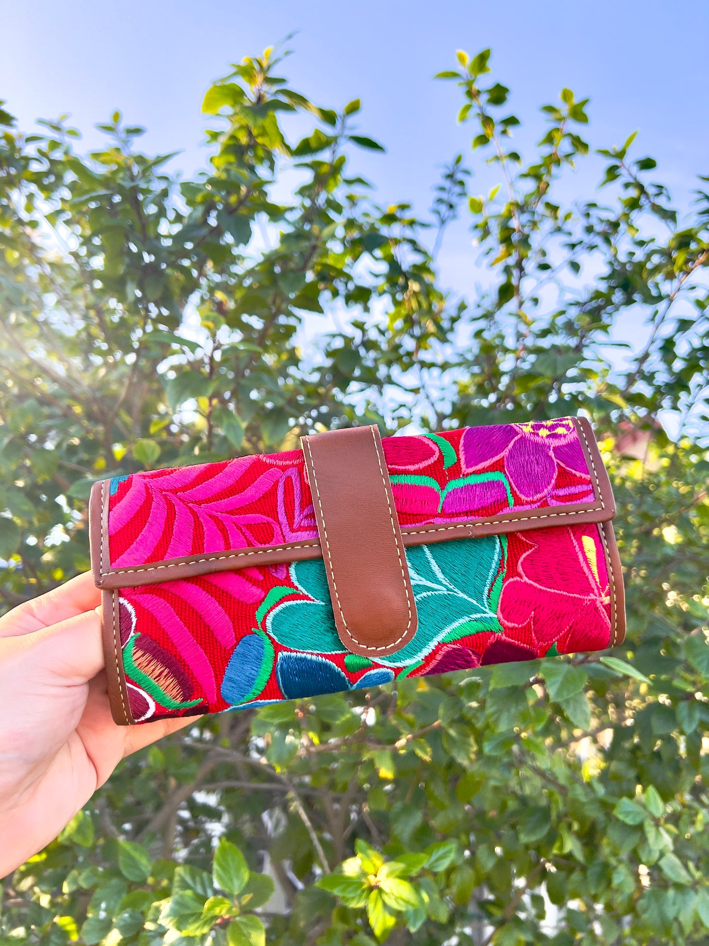 Colorful Embroidered Wallets (MULTIPLE OPTIONS)