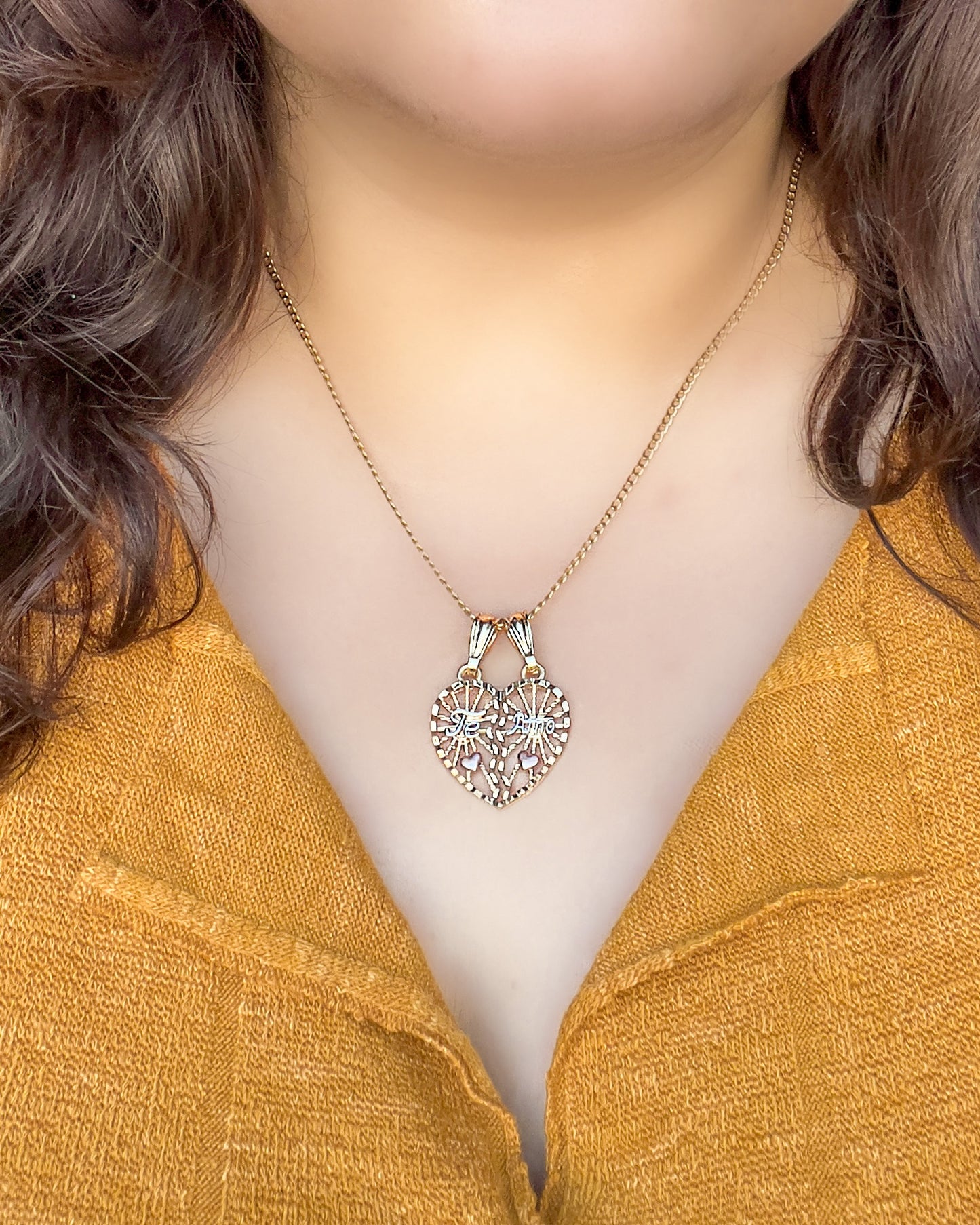 Te Amo "Lineas" Necklace