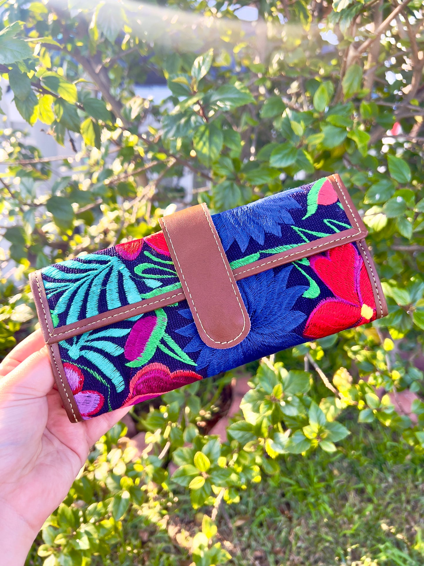 Colorful Embroidered Wallets (MULTIPLE OPTIONS)