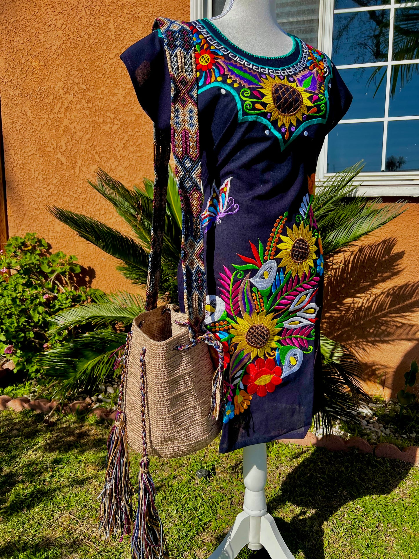 Navy Morral Purse