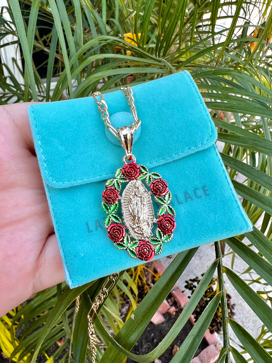 Virgencita Rose Necklace