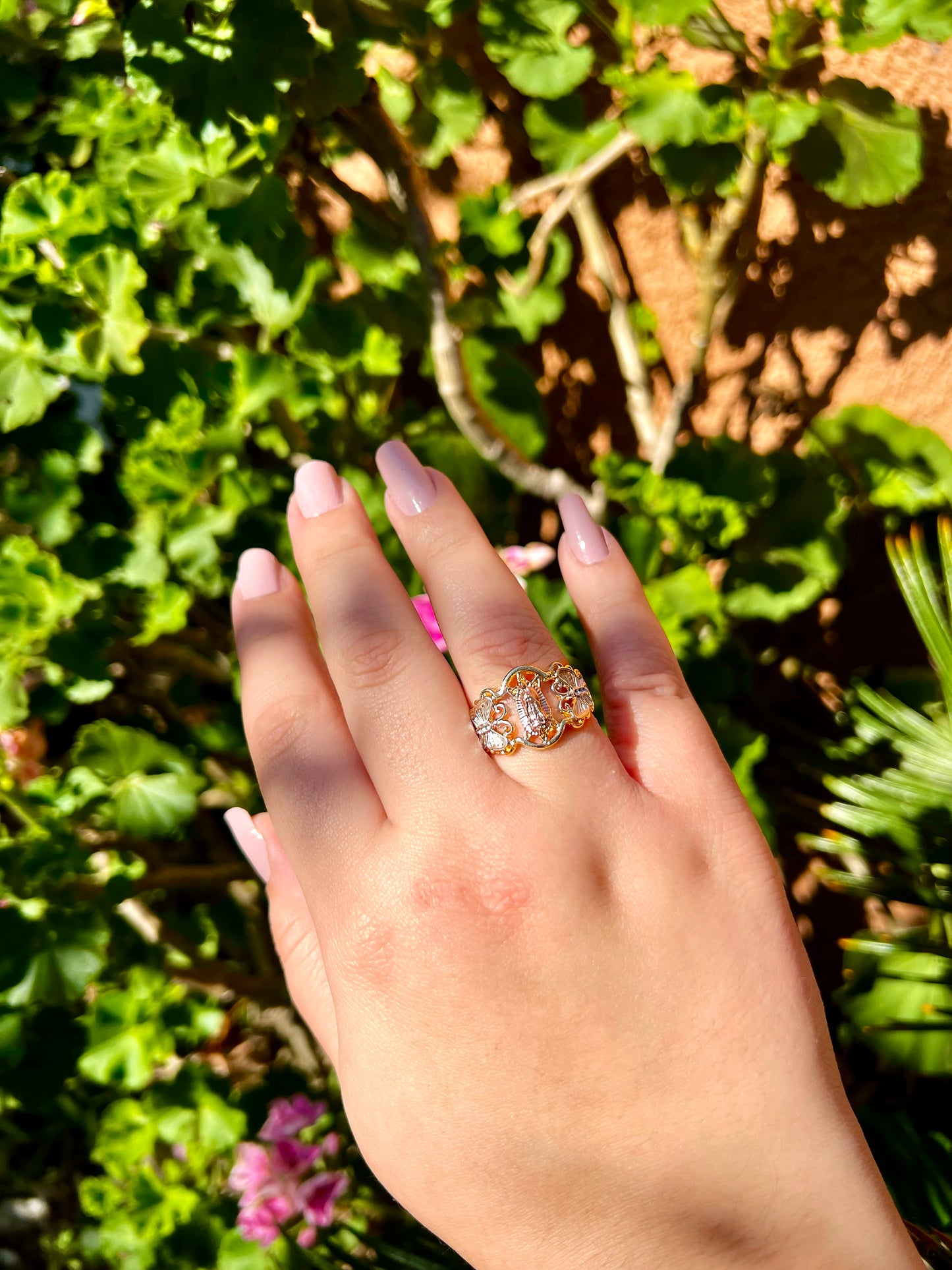 Virgencita Butterfly Ring