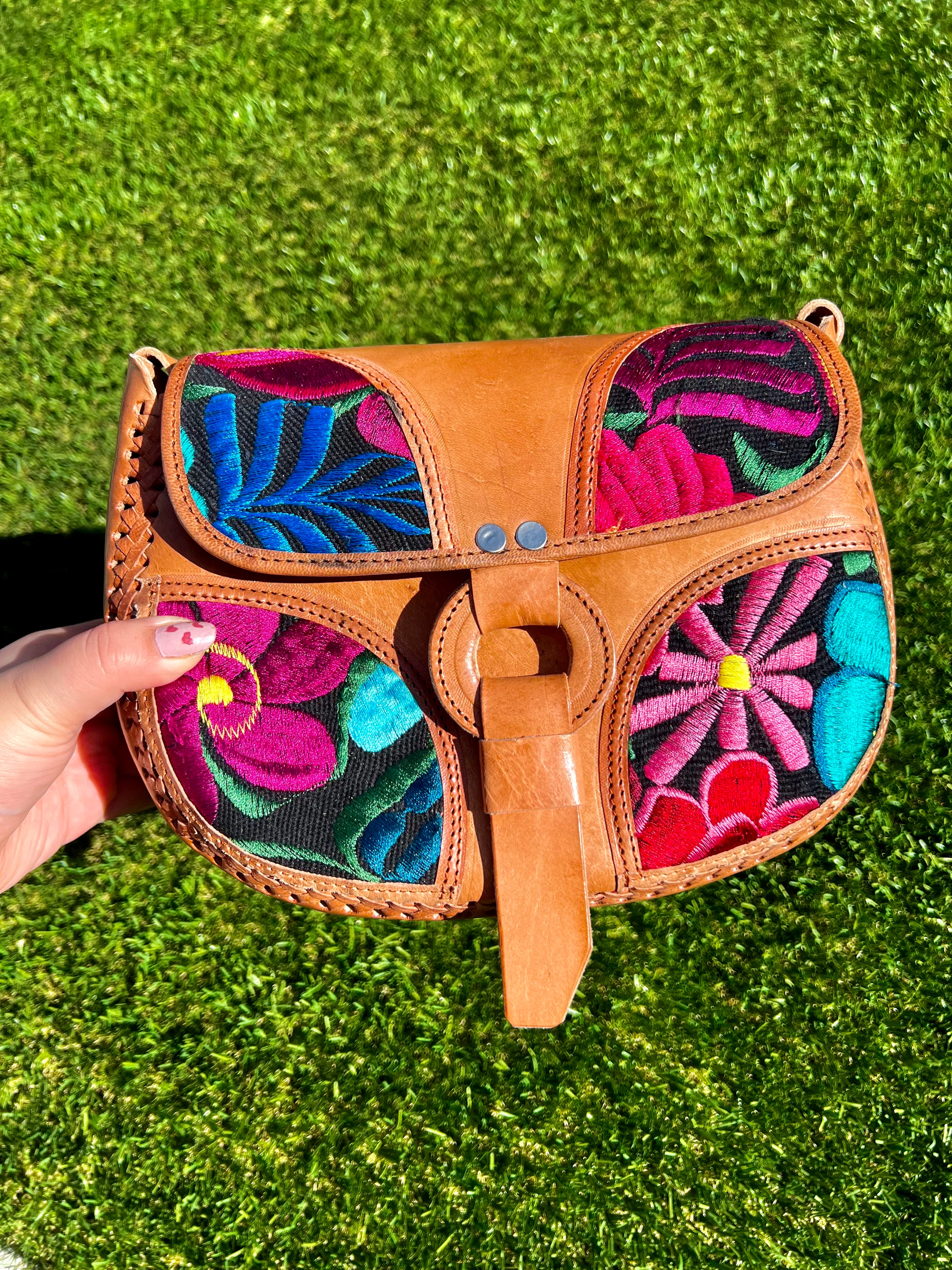 INDHA Hand Embroidered Stylish Shoulder Bag/ College bag for Girls/Women -  Curated online shop for handcrafted products made in India by women artisans