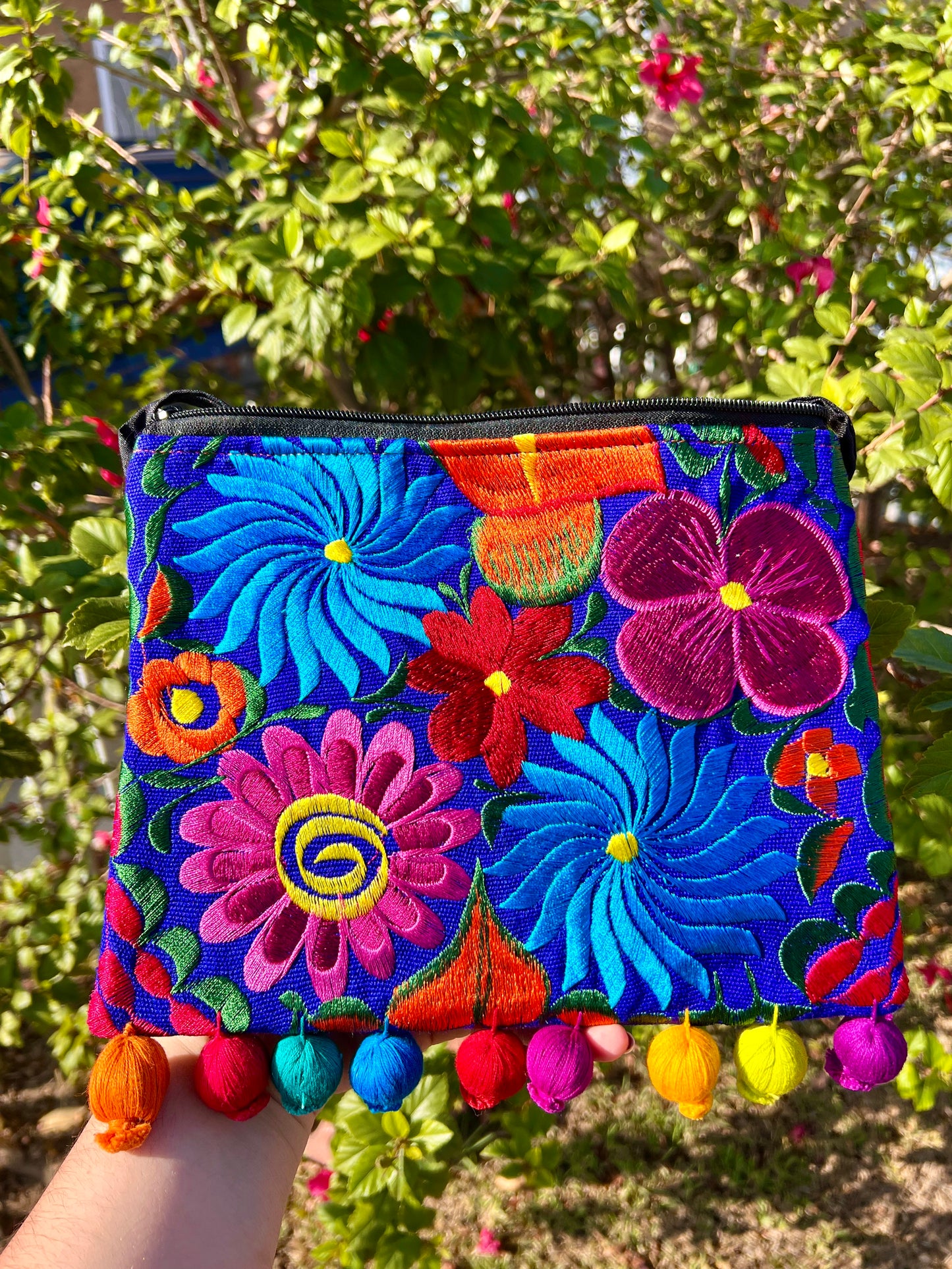 Embroidered Bolsita Tassel