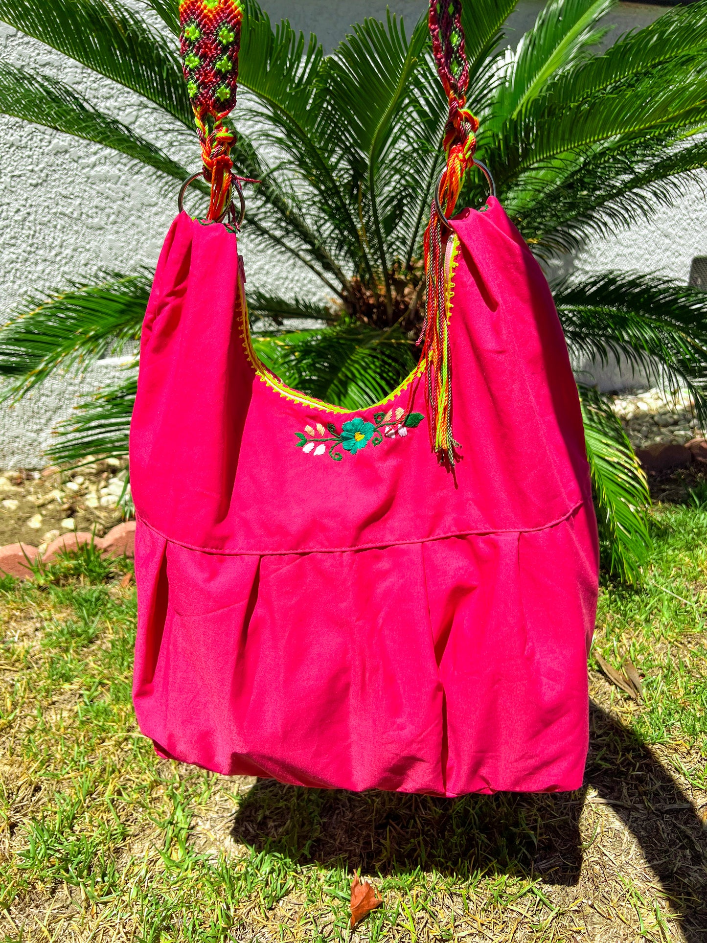 Embroidered Morral Purse