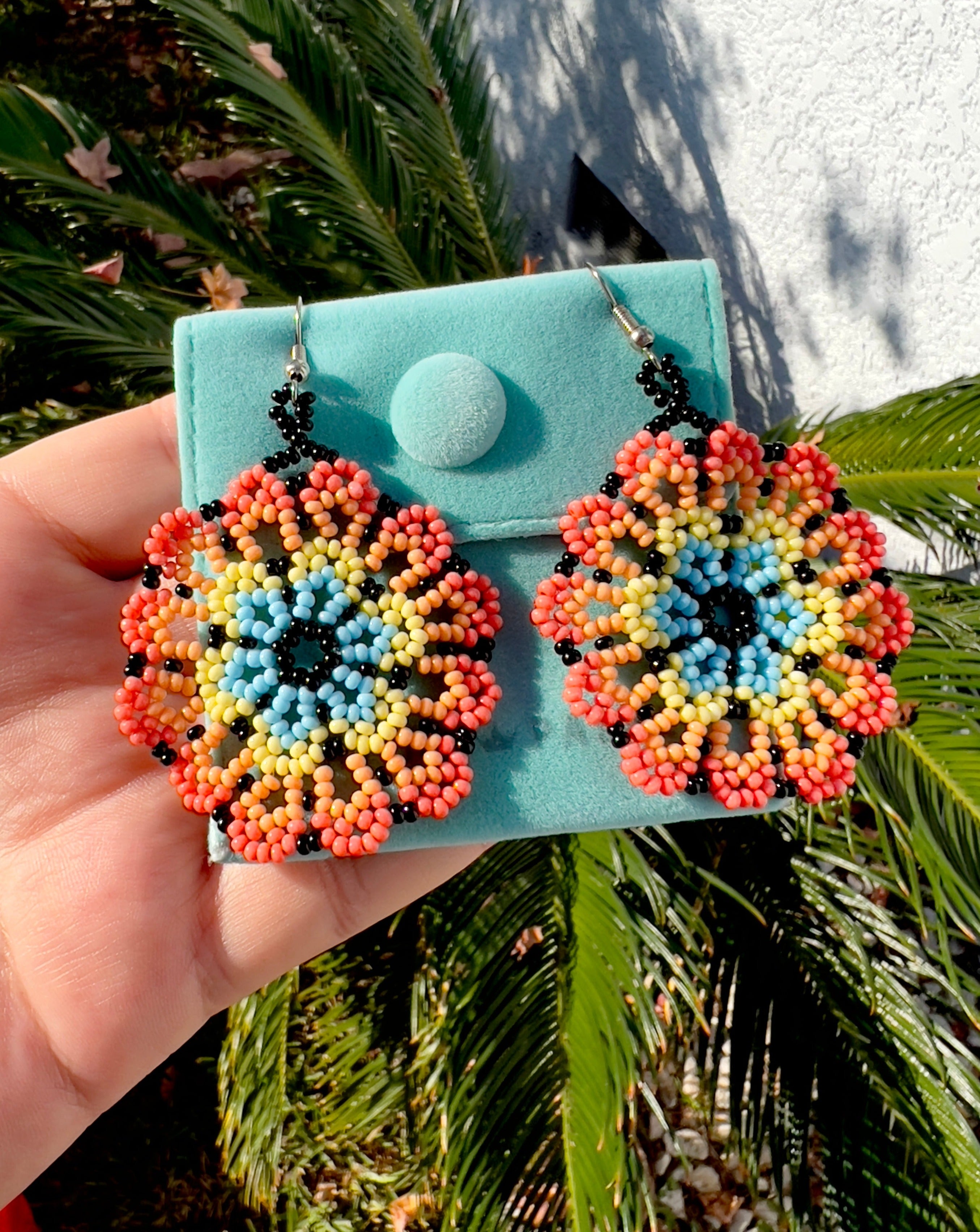 Huichol beaded online earrings