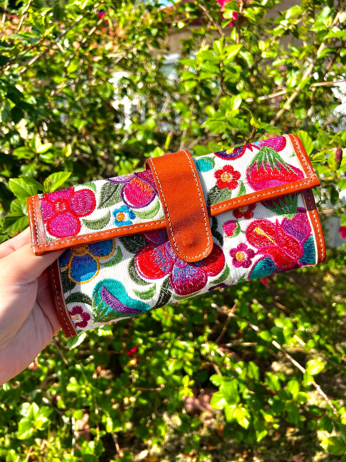 Mari Embroidered Wallet
