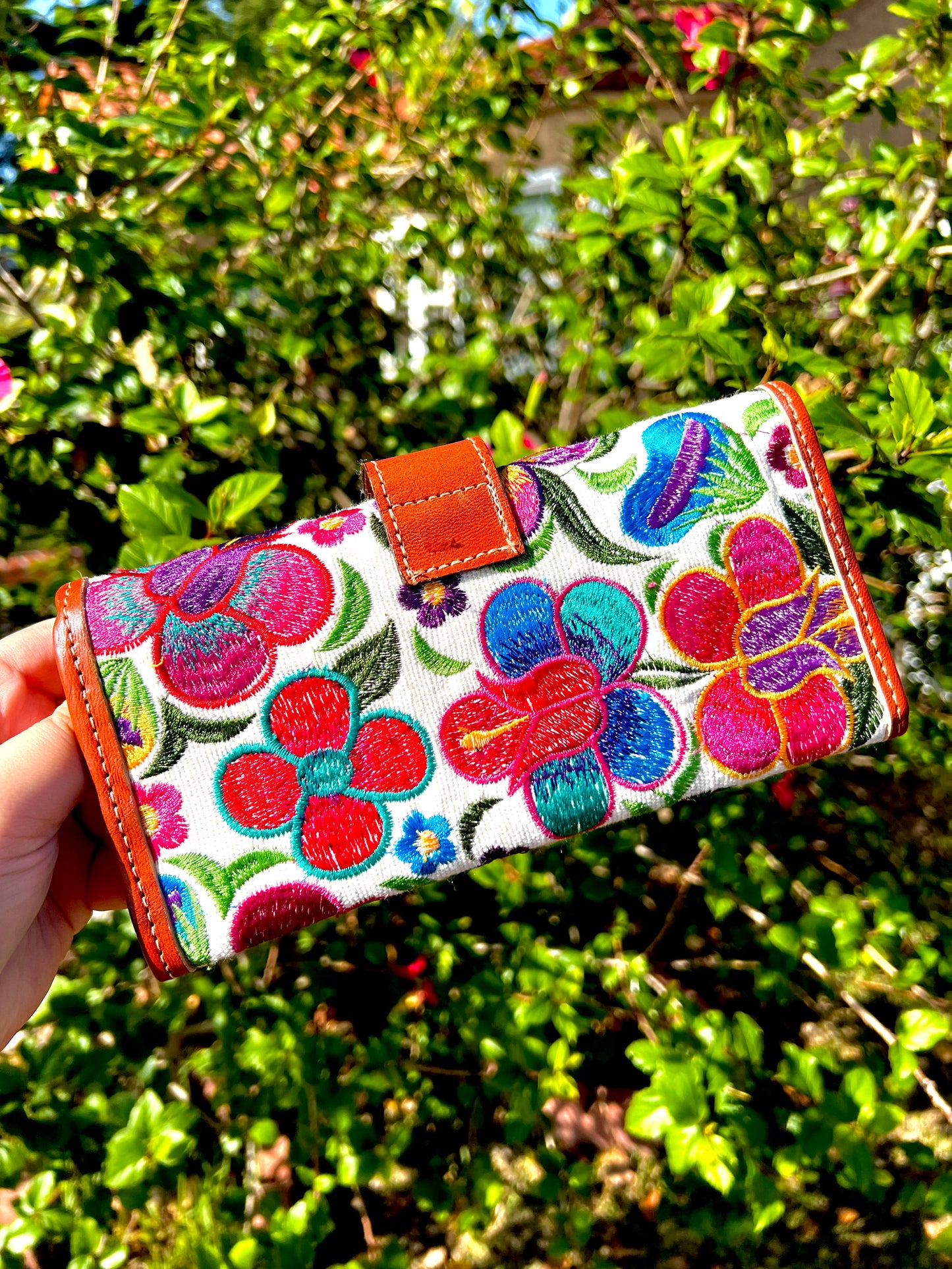 Mari Embroidered Wallet