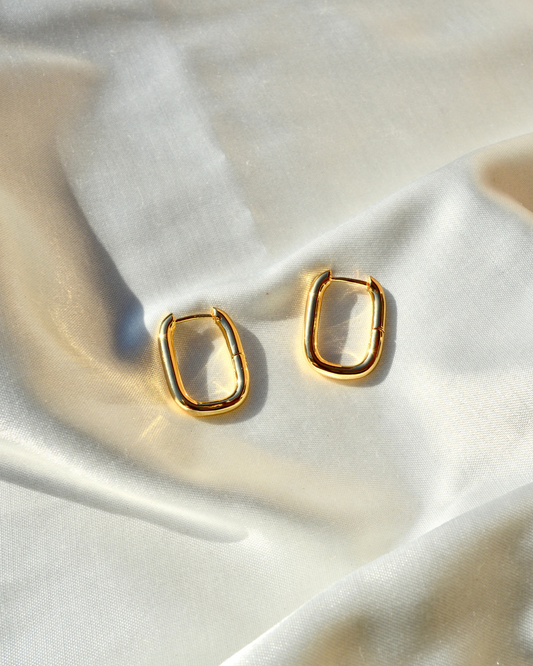 Gold Link Earrings - Latina Palace